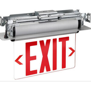 Garrini Light-up EXIT Sign – Recessed Housing (UL Certified) Model: GR